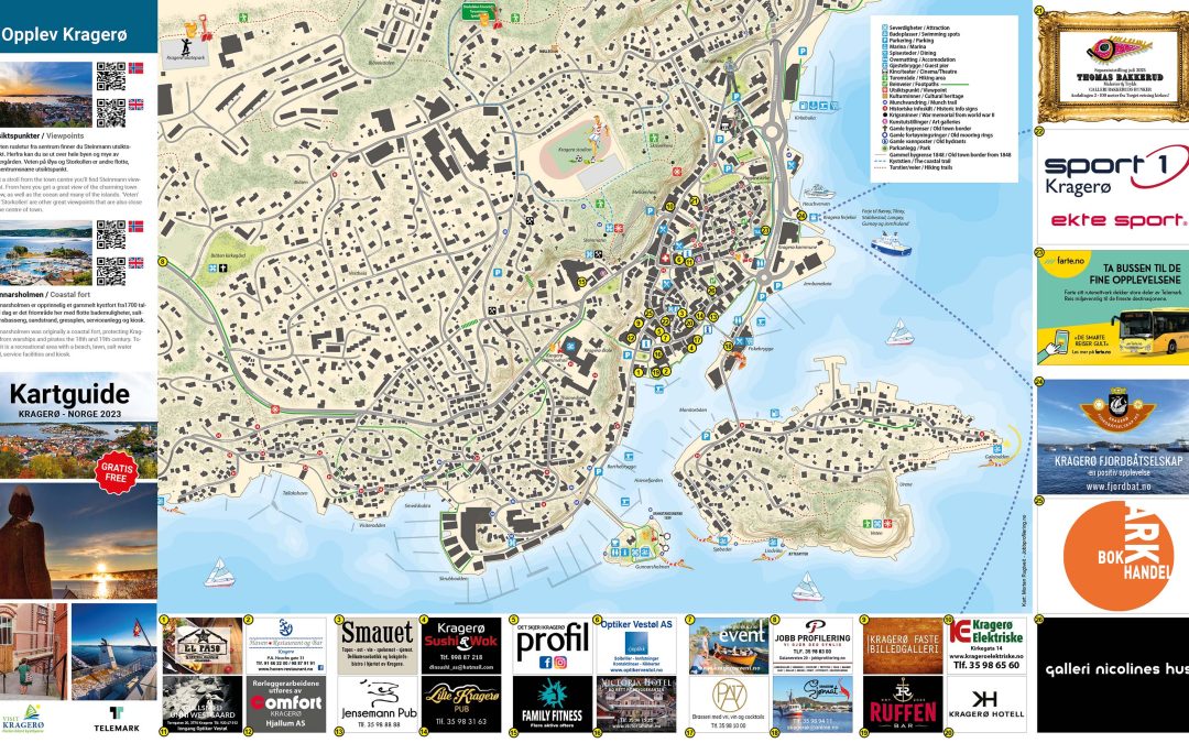 Kartguiden 2023 for Kragerø