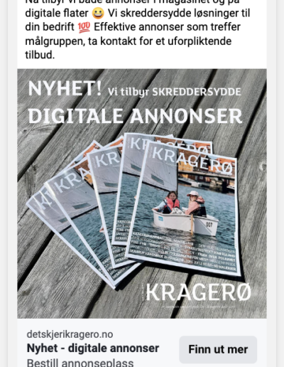 annonse sosiale medier